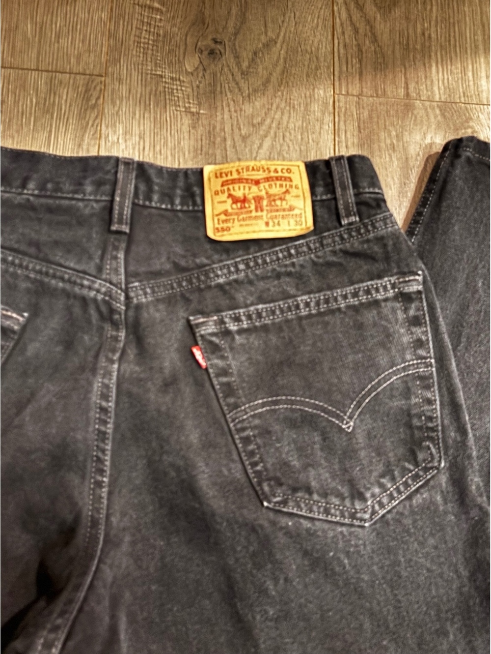 Levi's Black Vintage Straight Leg Jeans